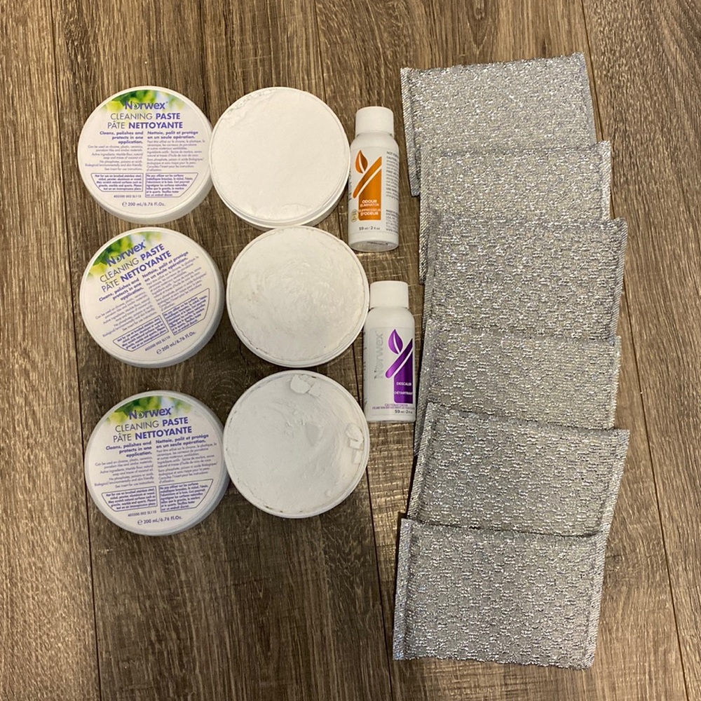 Norwex Cleaning Paste/Spirisponges/Odor Eliminator & Descaler
